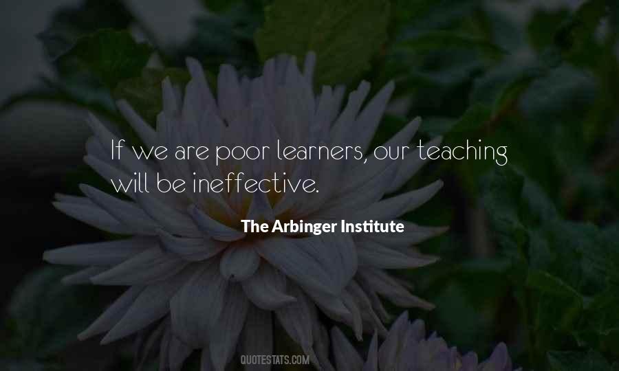 The Arbinger Institute Quotes #1612083