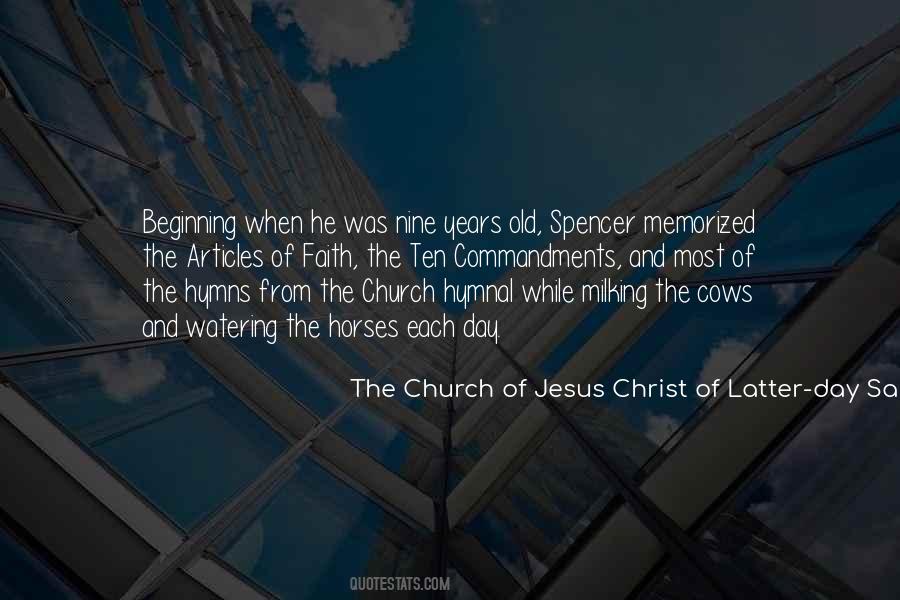 The Church Of Jesus Christ Of Latter-day Saints Quotes #1390203