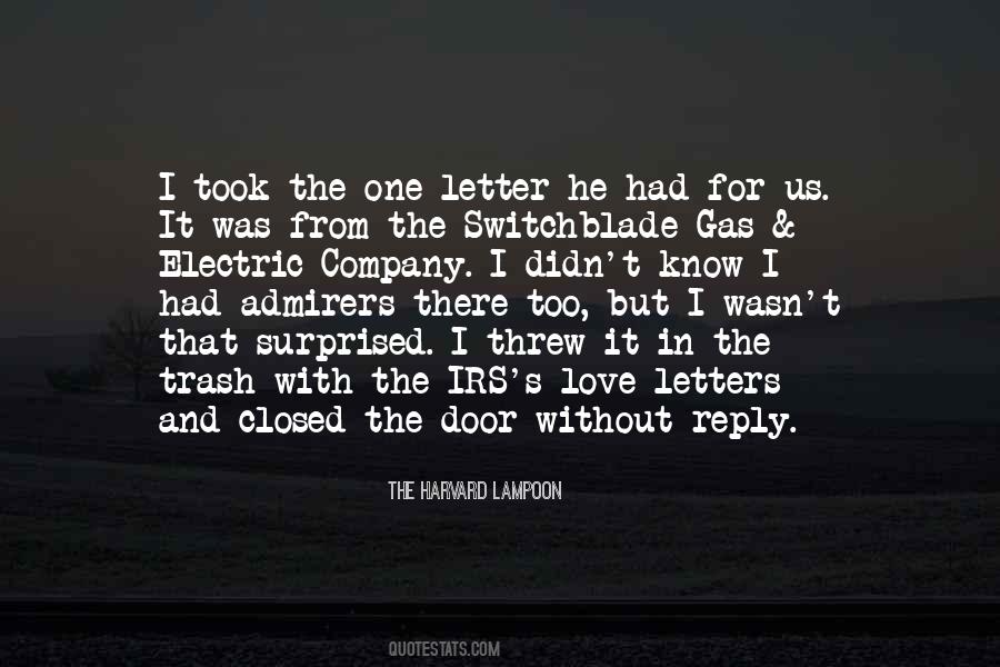 The Harvard Lampoon Quotes #10054