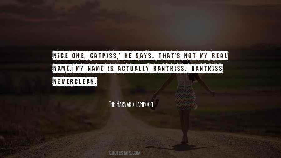 The Harvard Lampoon Quotes #1008346