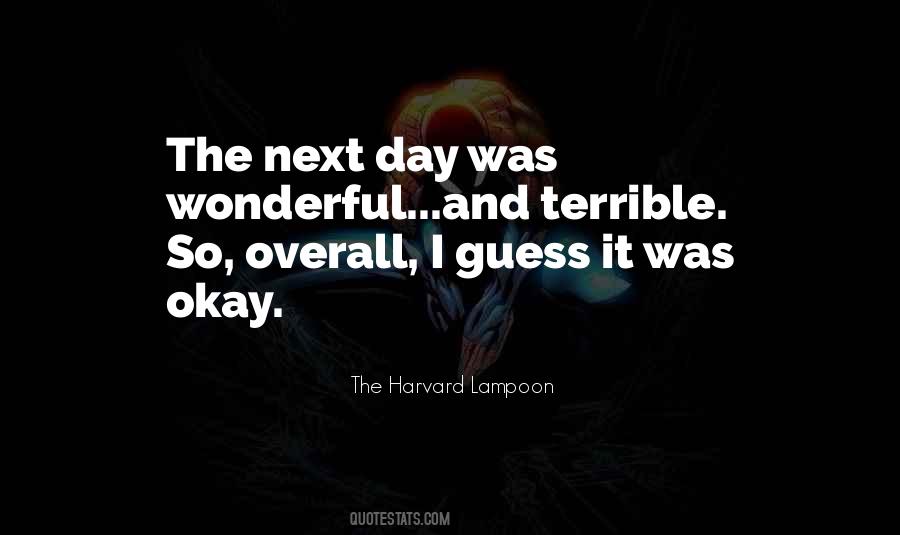 The Harvard Lampoon Quotes #1868294