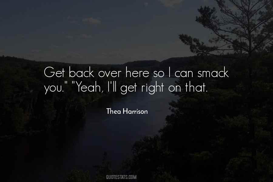 Thea Harrison Quotes #1606837