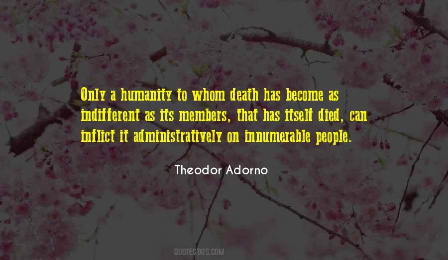 Theodor Adorno Quotes #1314387