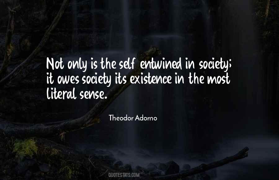 Theodor Adorno Quotes #131860