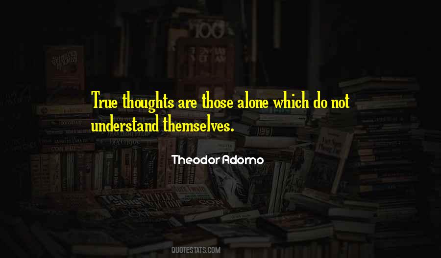 Theodor Adorno Quotes #143705