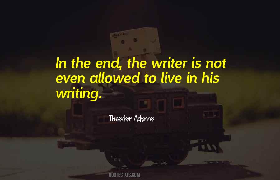 Theodor Adorno Quotes #1448419