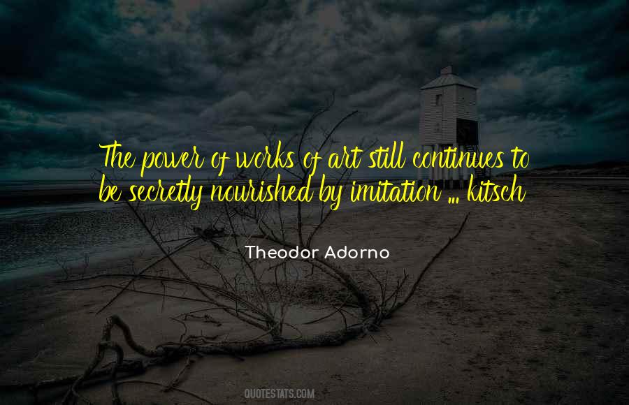 Theodor Adorno Quotes #1465985