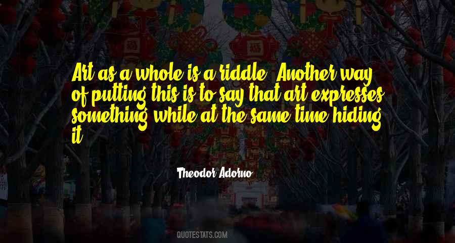 Theodor Adorno Quotes #224235