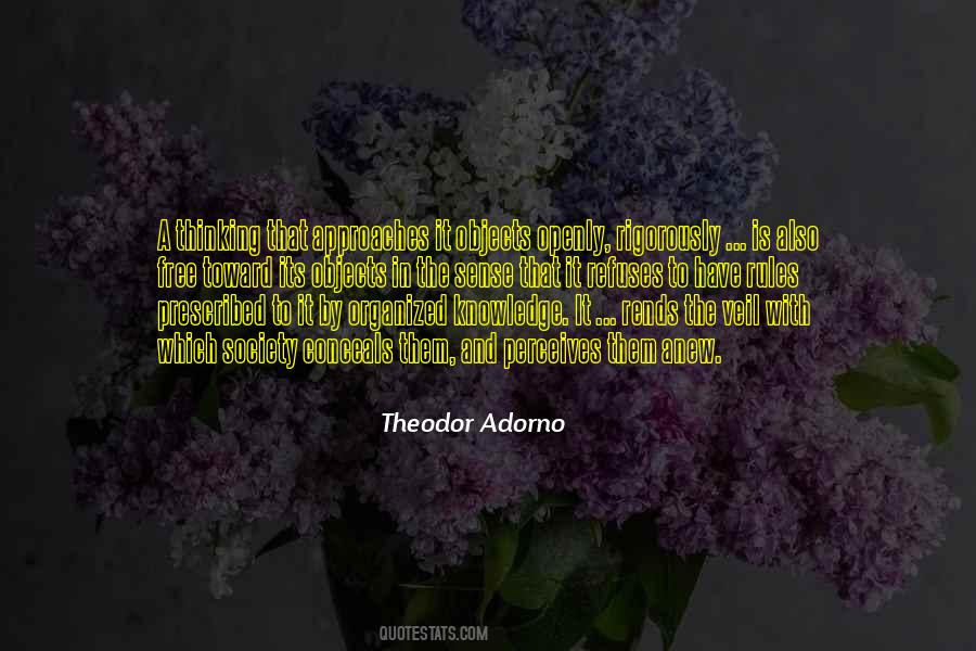 Theodor Adorno Quotes #387563