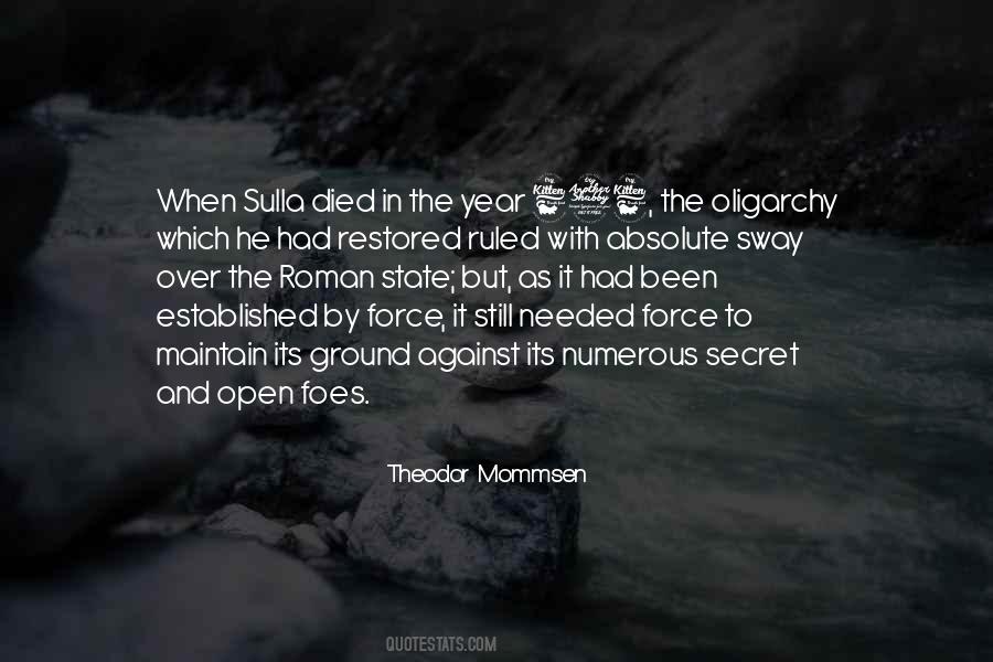 Theodor Mommsen Quotes #1650454