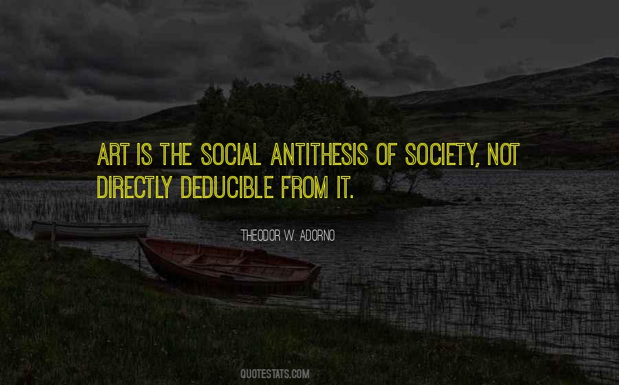 Theodor W. Adorno Quotes #1089605