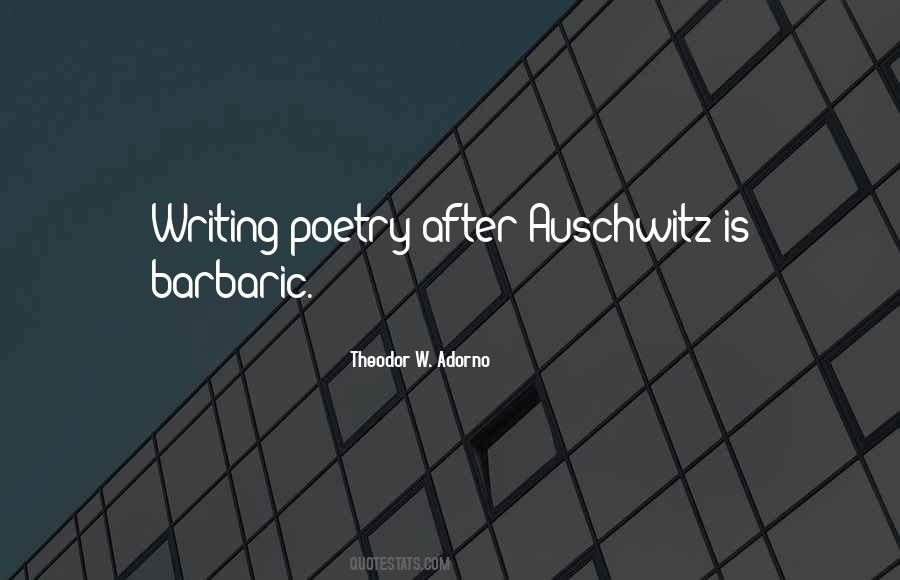 Theodor W. Adorno Quotes #1664476