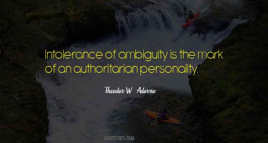 Theodor W. Adorno Quotes #398647