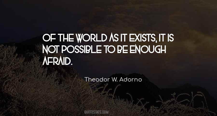 Theodor W. Adorno Quotes #758734