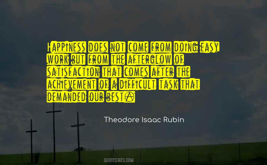 Theodore Isaac Rubin Quotes #1467633