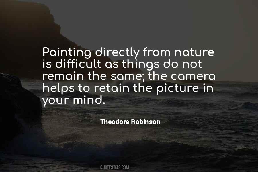 Theodore Robinson Quotes #787122