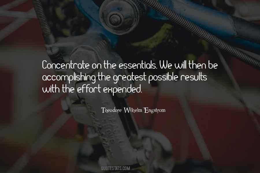 Theodore Wilhelm Engstrom Quotes #1429637