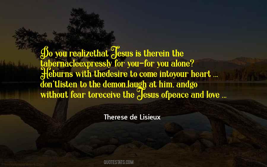 Therese De Lisieux Quotes #219535