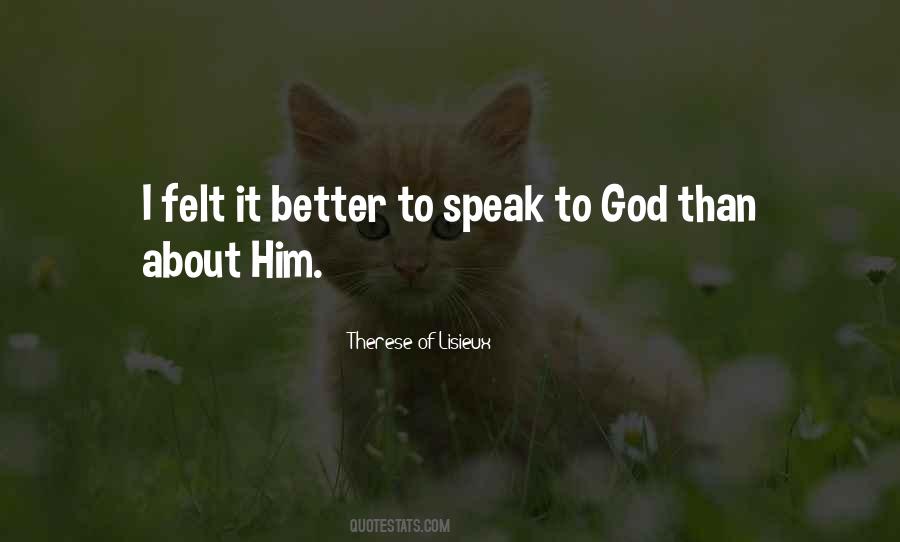 Therese Of Lisieux Quotes #1069311