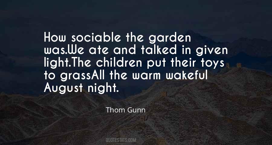 Thom Gunn Quotes #798197