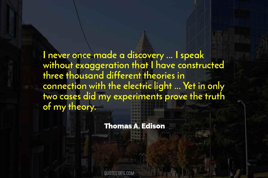Thomas A. Edison Quotes #1263161