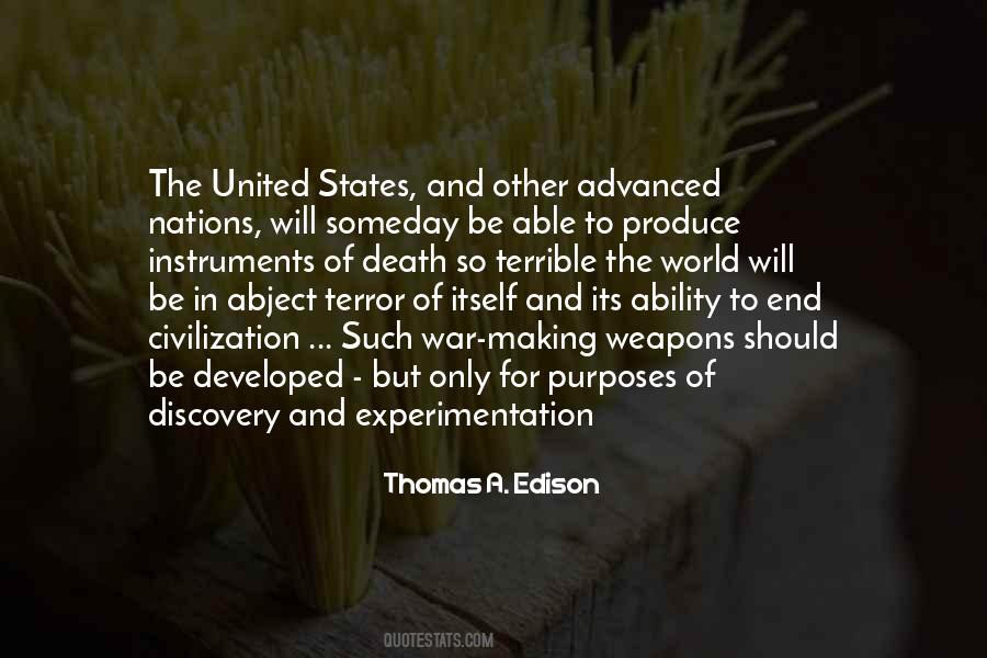 Thomas A. Edison Quotes #294118