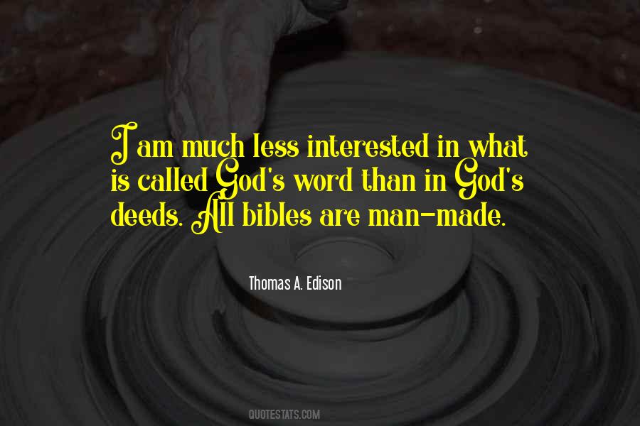 Thomas A. Edison Quotes #7415