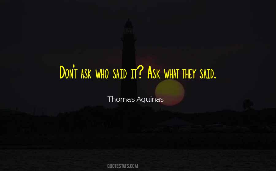 Thomas Aquinas Quotes #1382637