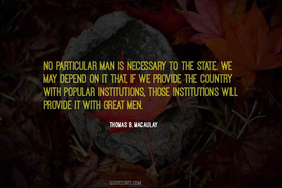 Thomas B. Macaulay Quotes #1007024