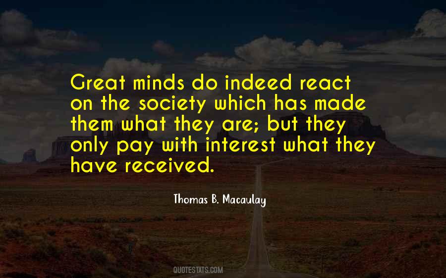 Thomas B. Macaulay Quotes #1509152