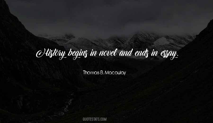 Thomas B. Macaulay Quotes #1834525