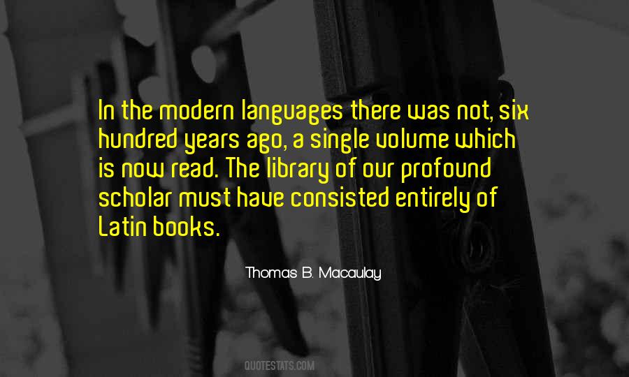 Thomas B. Macaulay Quotes #290240