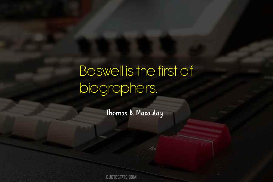Thomas B. Macaulay Quotes #507926