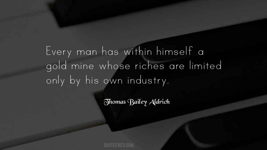 Thomas Bailey Aldrich Quotes #1247714