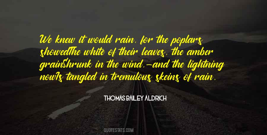 Thomas Bailey Aldrich Quotes #666025