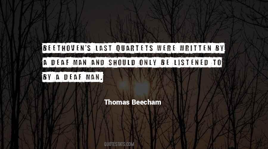 Thomas Beecham Quotes #969922