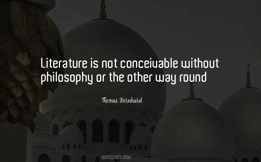 Thomas Bernhard Quotes #100191