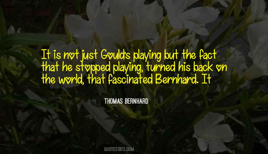 Thomas Bernhard Quotes #287786