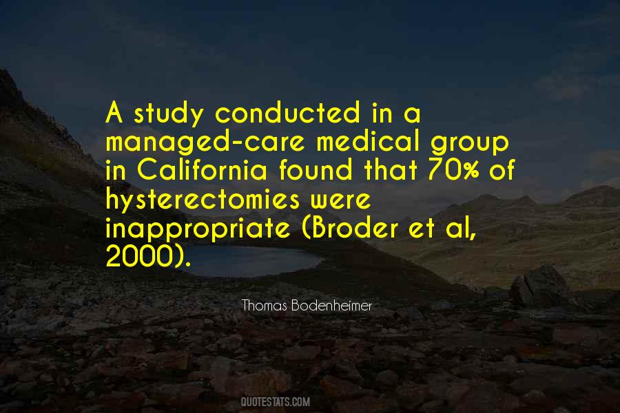 Thomas Bodenheimer Quotes #986354