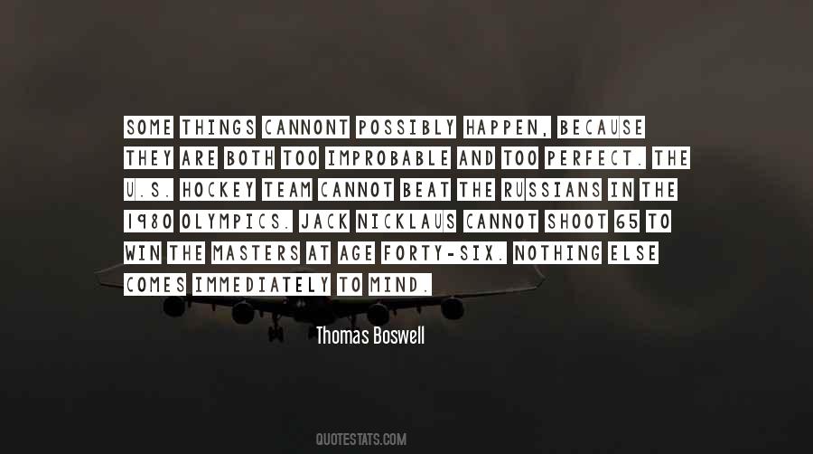 Thomas Boswell Quotes #115207