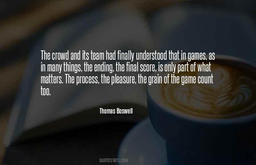 Thomas Boswell Quotes #1558885