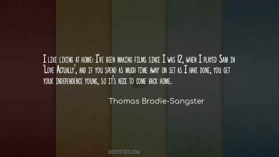 Thomas Brodie-Sangster Quotes #1789296