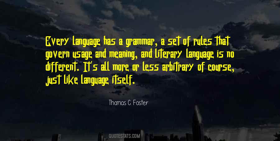 Thomas C. Foster Quotes #1571732