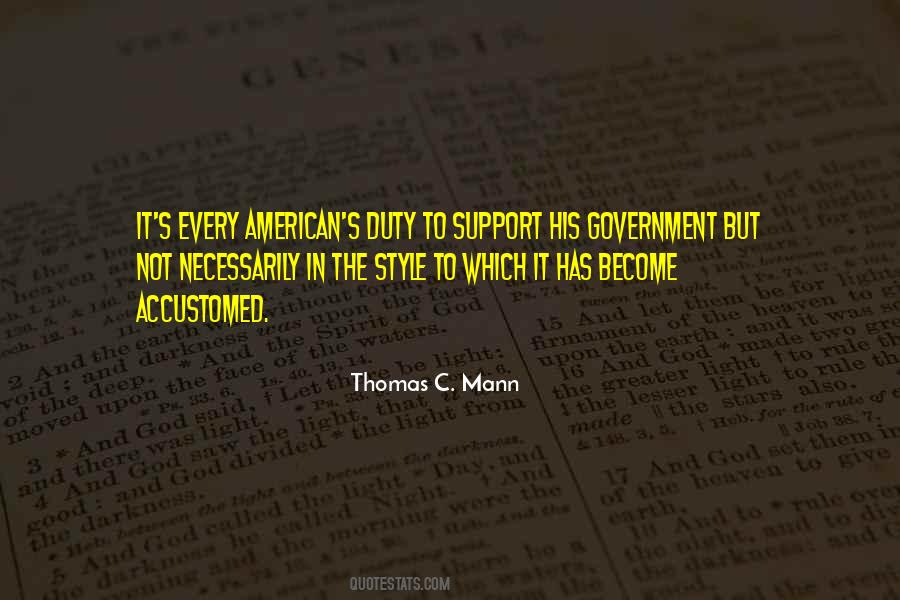 Thomas C. Mann Quotes #408521