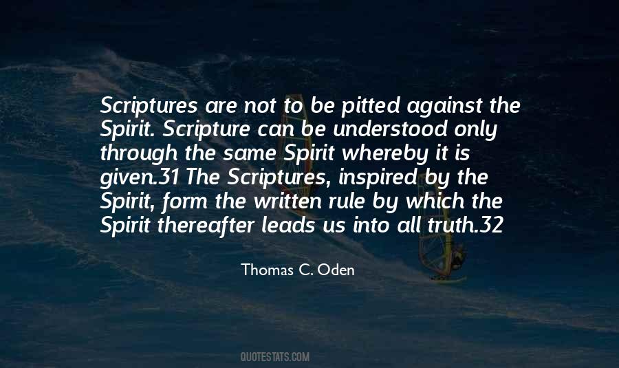 Thomas C. Oden Quotes #600041