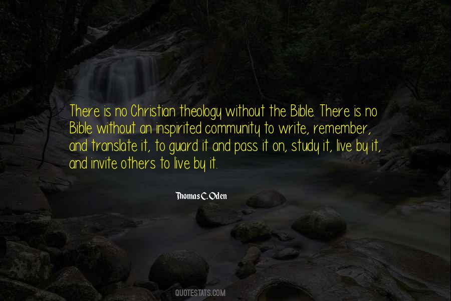 Thomas C. Oden Quotes #796438