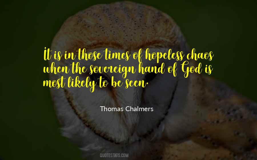 Thomas Chalmers Quotes #35287