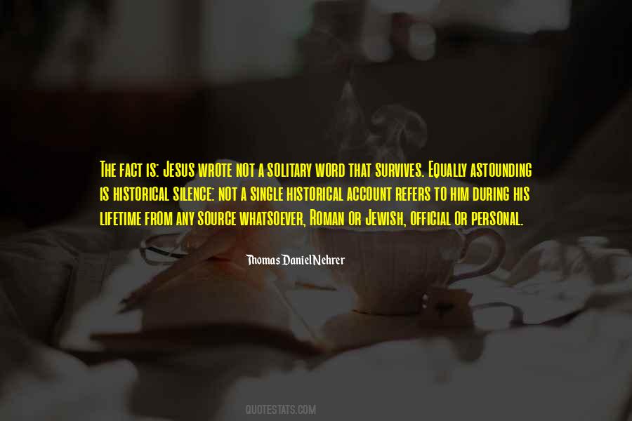 Thomas Daniel Nehrer Quotes #699990