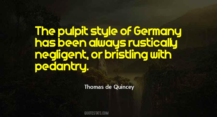 Thomas De Quincey Quotes #28590