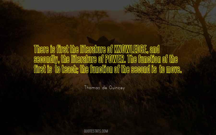 Thomas De Quincey Quotes #798200